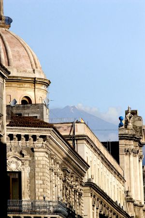 Glimpse of Etna From Catania